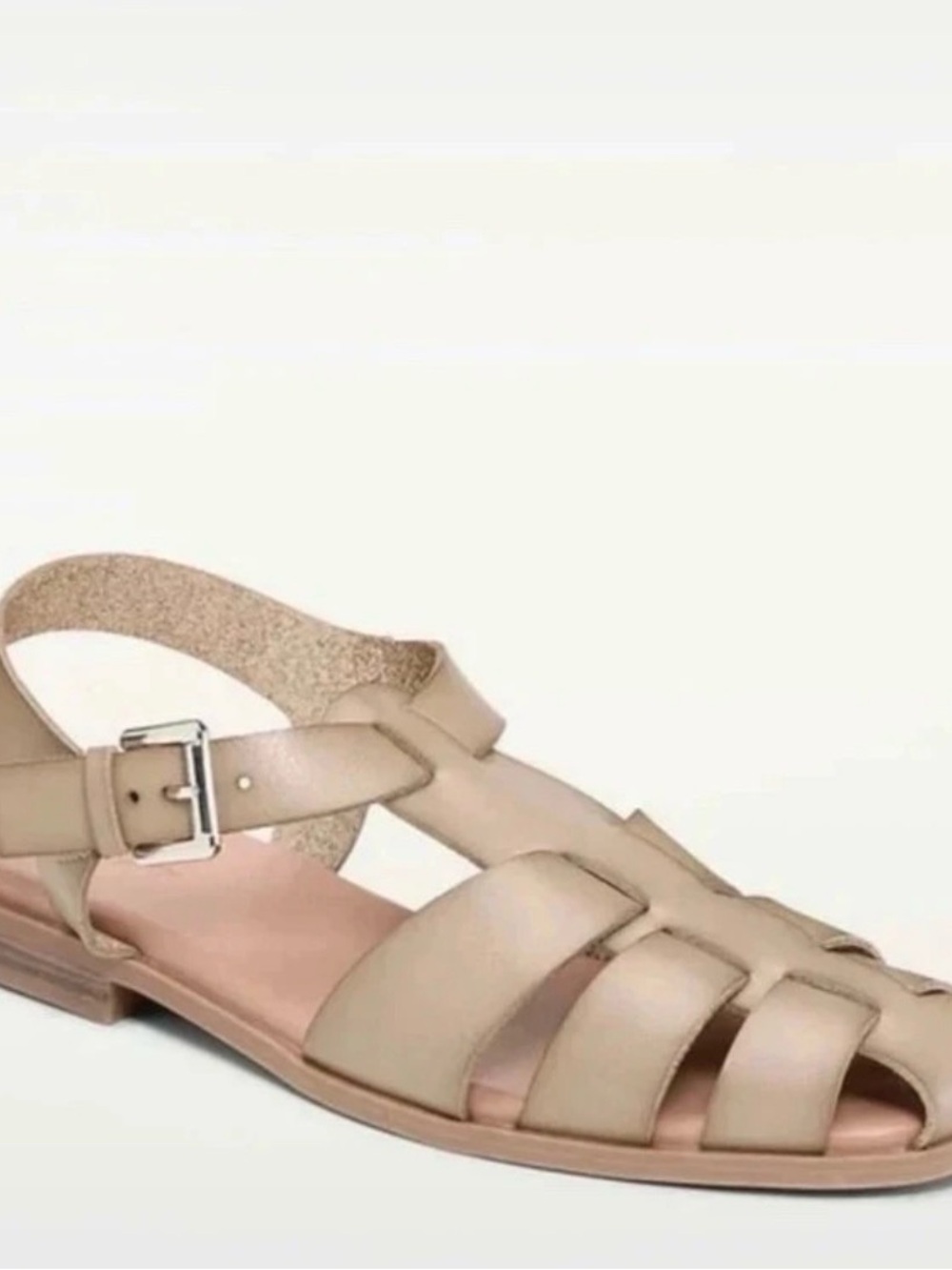 Old Navy Women's Tan Leather Fisherman Sandals